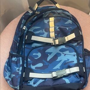 Pottery Barn Kids Mackenzie Blue Camouflage Backpack